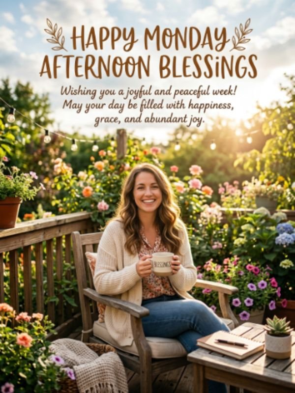 Happy Monday Afternoon Blessings