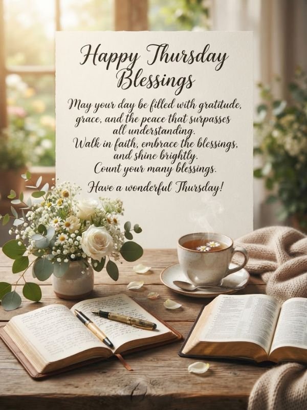 Happy Thursday Blessings Quotes