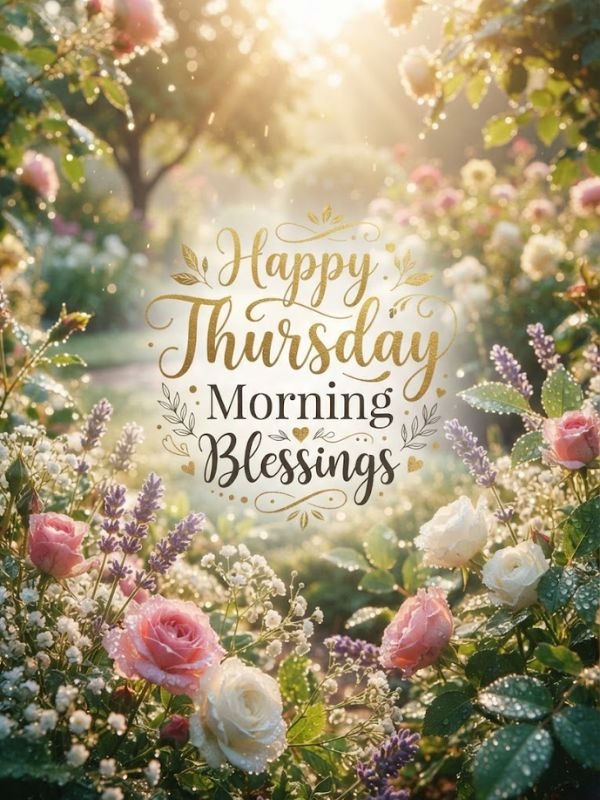Happy Thursday Morning Blessings Gif