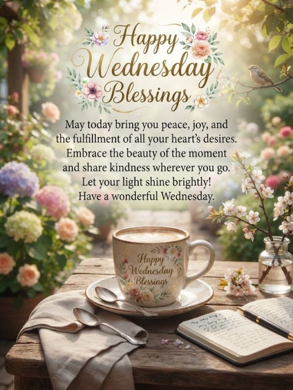 Happy Wednesday Blessings Quotes