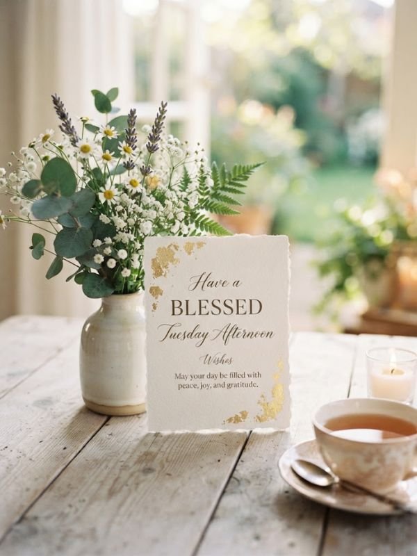Have a Blessed Tuesday Afternoon Wishes