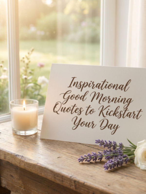 Inspirational Good Morning Quotes to Kickstart Your Day