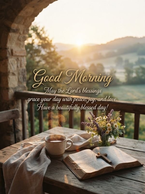 Inspirational Good morning Wishes with God blessings