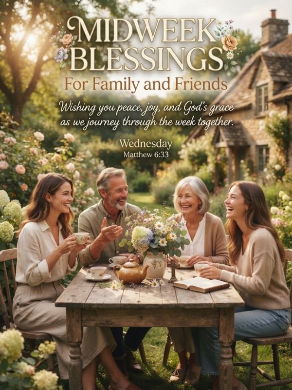 Midweek Blessings for Family and Friends