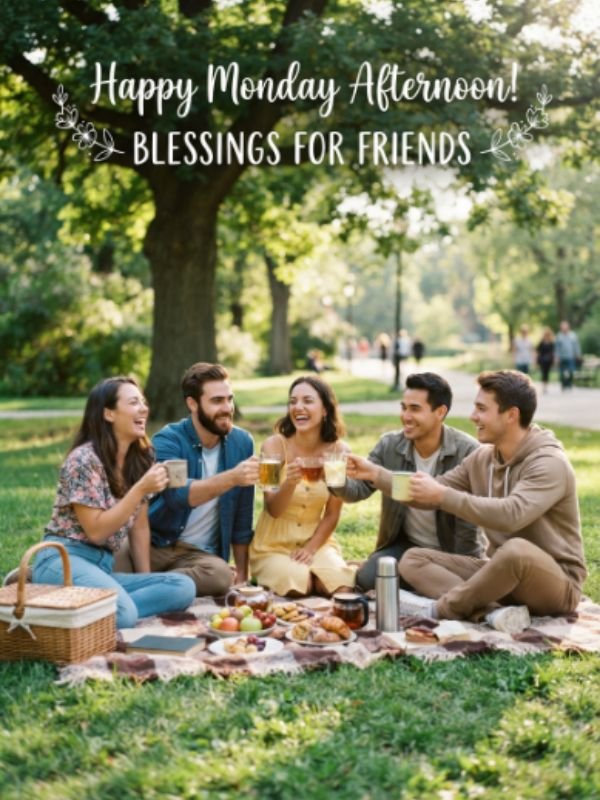 Monday Afternoon Blessings for  Friends
