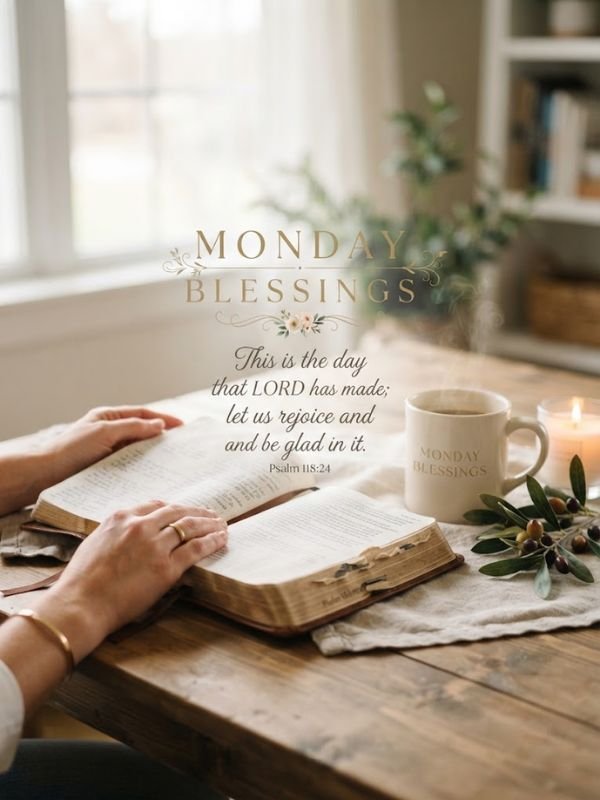 Monday Blessings Images Bible Verse