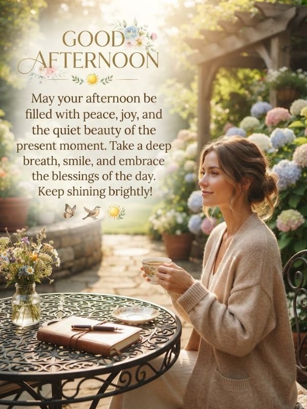 Motivational Good Afternoon Blessings and Quotes