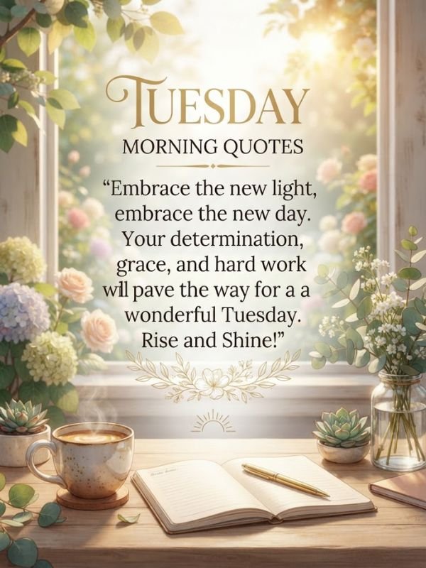 Motivational Tuesday Morning Quotes