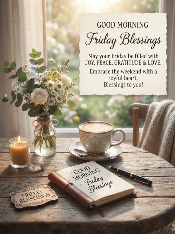 Positive Good Morning Friday Blessings Images and Quotes