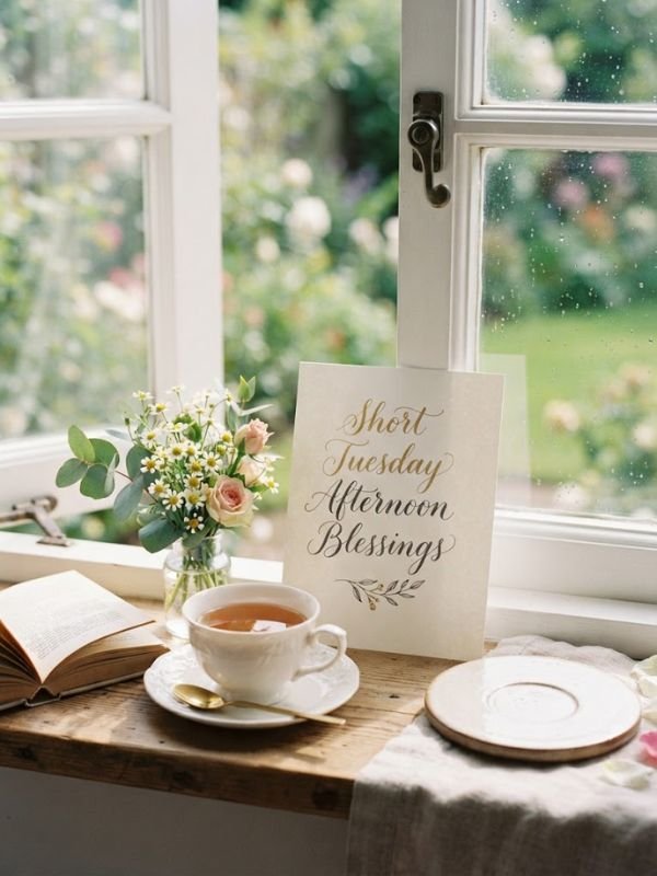 Short Tuesday Afternoon Blessings