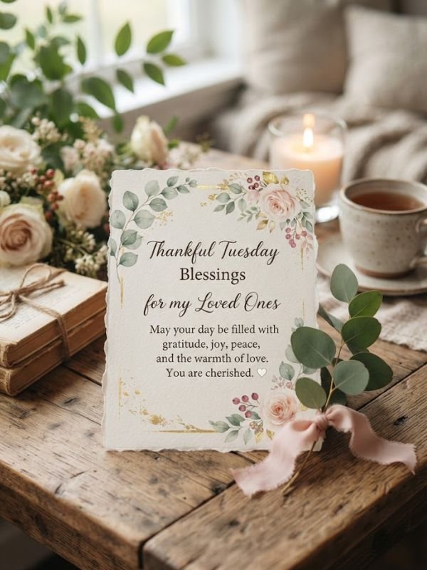 Thankful Tuesday Blessings for Loved Ones