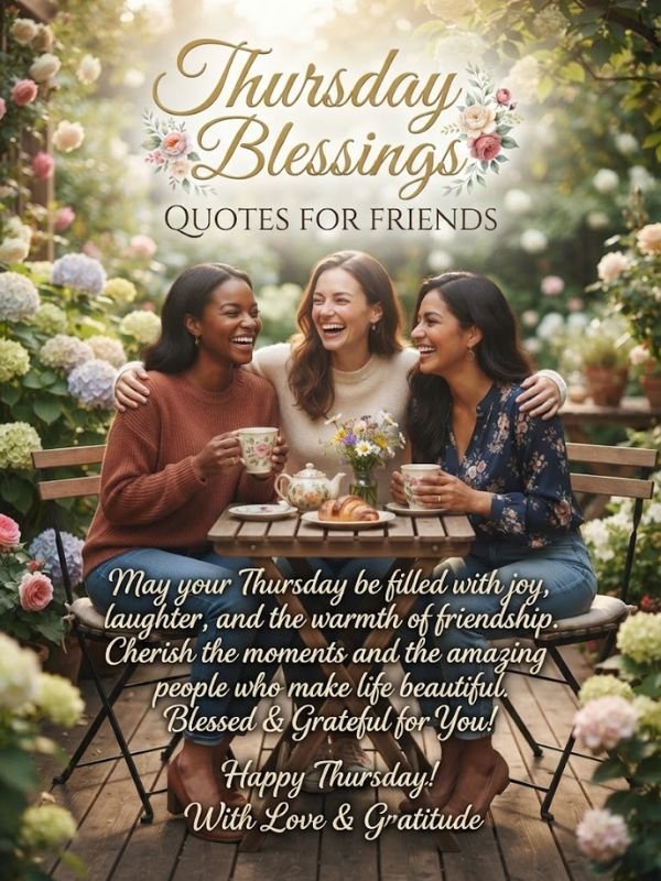 Thursday Blessings Quotes for Friends