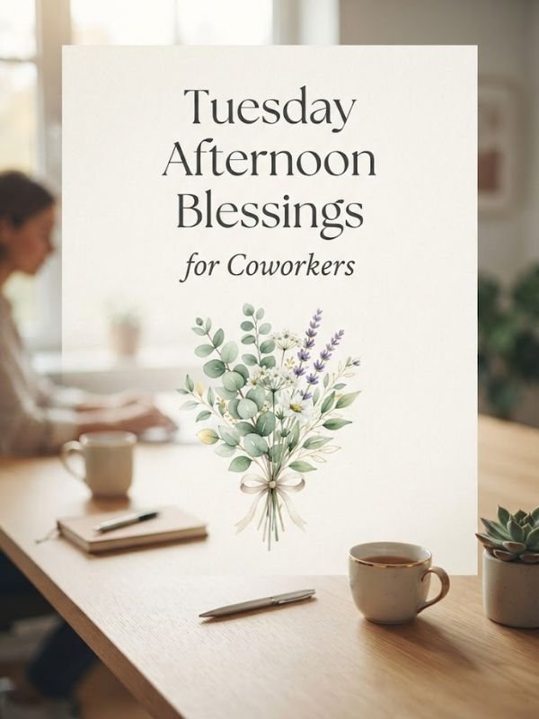 Tuesday Afternoon Blessings for Coworkers