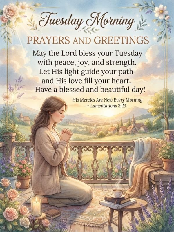 Tuesday Morning Prayers And Greetings