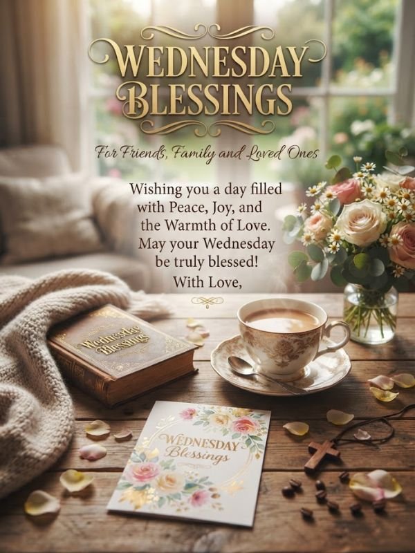 Wednesday Blessings Images for Friends, Family and Loved Ones