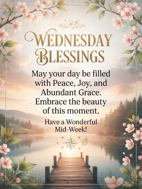 Wednesday Blessings Quotes and Images
