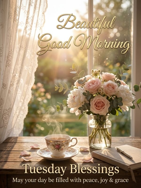 Beautiful Good Morning Tuesday Blessings