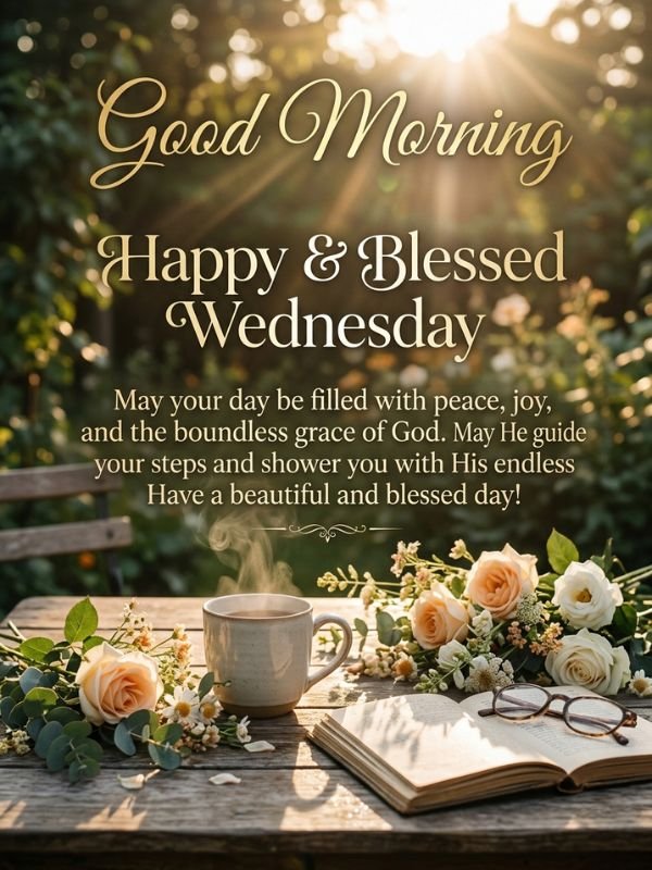 Beautiful Good Morning Wednesday Blessings Images and Quotes