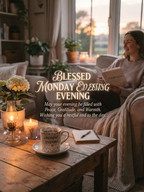 Blessed Monday Evening Wishes