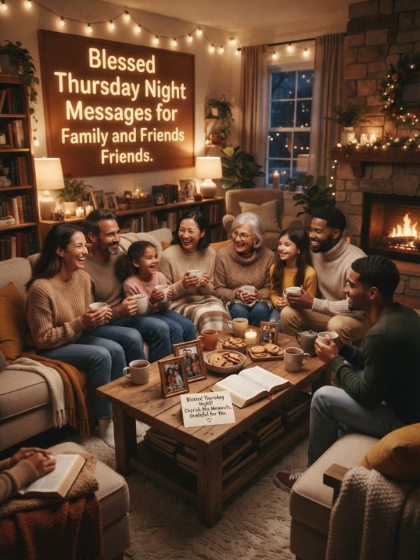 Blessed Thursday Night Messages for Family and Friends