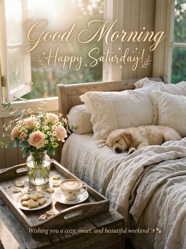 Cute Saturday good morning messages & Greetings