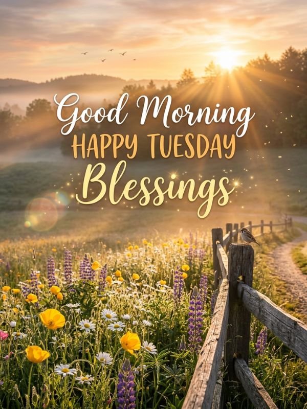 Good Morning Happy Tuesday Blessings