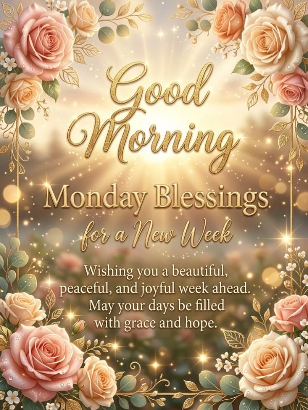 Good Morning Monday Blessings for a New Week GIF