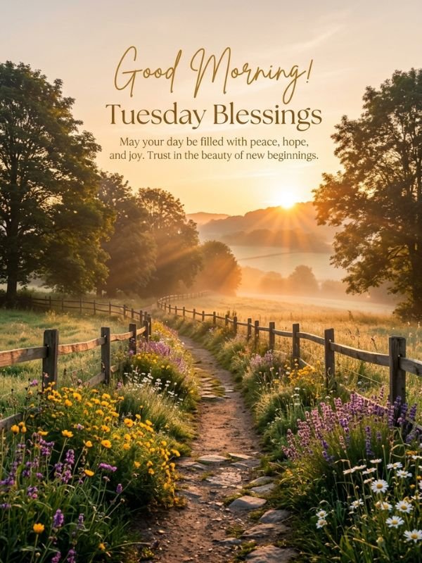 Good Morning Tuesday Inspirational Blessings