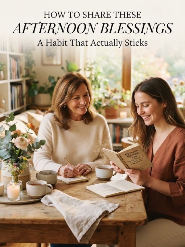 How to Share These Afternoon Blessings (A Habit That Actually Sticks)
