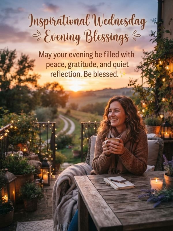 Inspirational Wednesday Evening Blessings