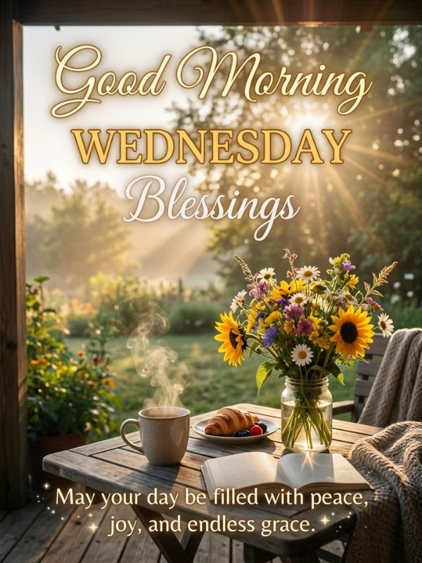 Positive Good Morning Wednesday Blessings