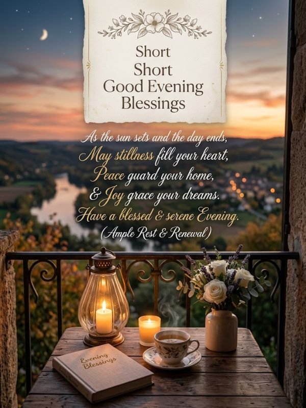 Short Good Evening Blessings