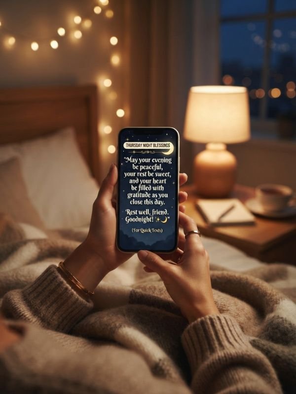 Short Thursday Night Blessings (For Quick Texts)