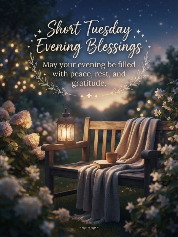 Short Tuesday Evening Blessings