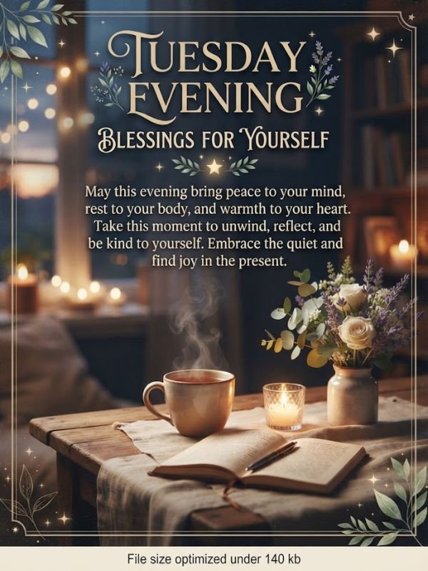 Tuesday Evening Blessings for Yourself