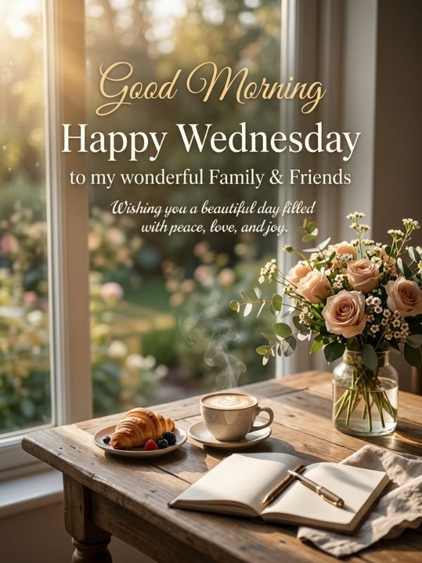 Wednesday Morning Greetings for Family and Friends