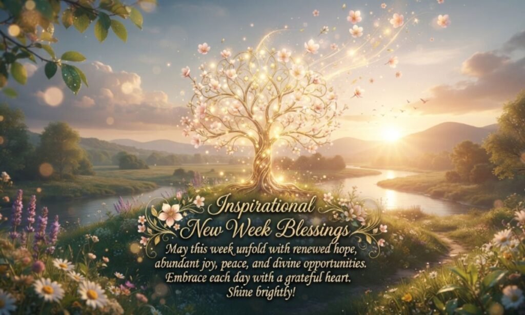 Inspirational New Week Blessings