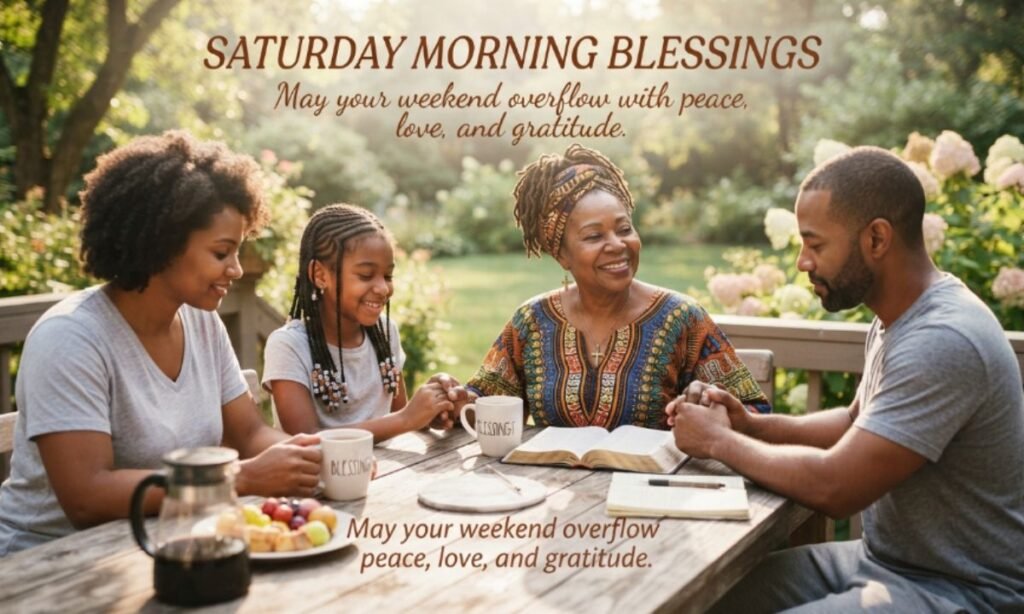 Spiritual African American Saturday Morning Blessings