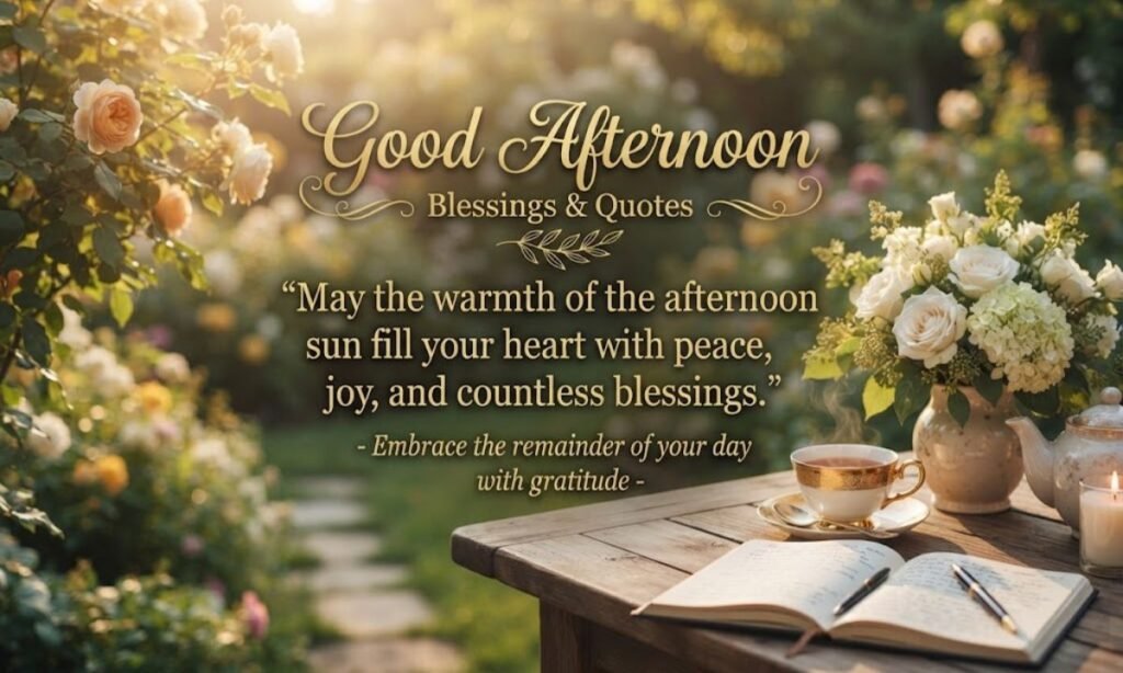 Good Afternoon Blessings and Quotes