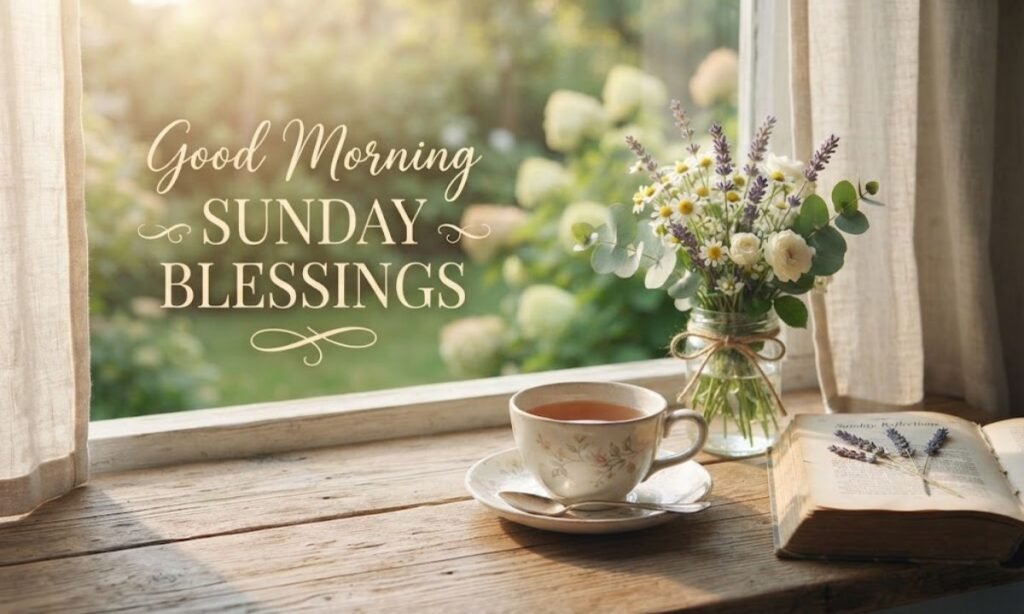 Good Morning Sunday Blessings