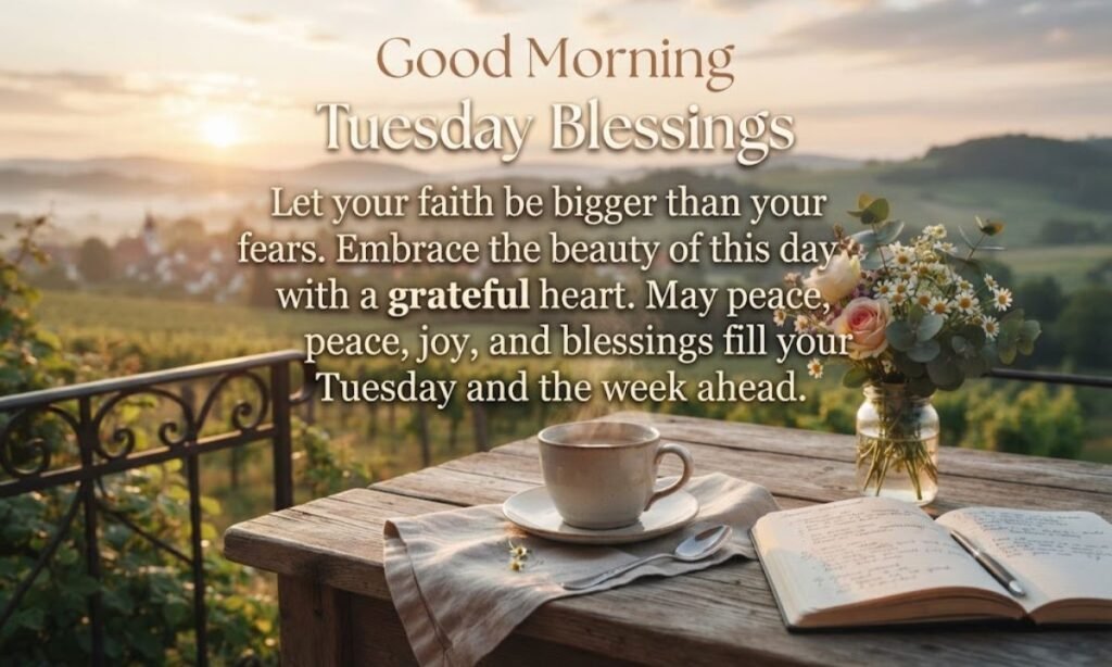 Good Morning Tuesday Blessings Quotes