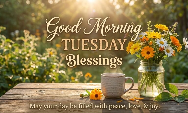 Good Morning Tuesday Blessings